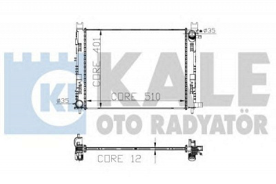 KALE OTO RADYATOR 305900 -  Радиатор, охлаждение двигателя